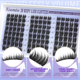 Kiromiro application with tweezers placing cluster for precise DIY styling