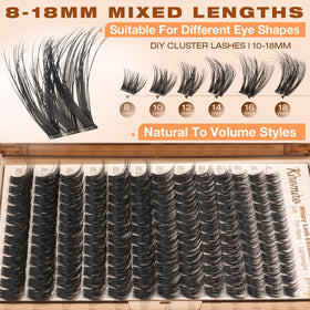 Kiromiro before and after eyes showing fuller natural-looking lashes