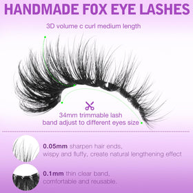 Kiromiro clear cotton band detail for discreet lash line blending