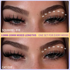 Kiromiro close-up of spiky lash tips for textured, airy volume