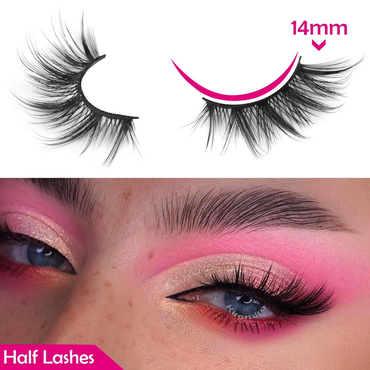 Kiromiro close-up faux mink fibers highlighting soft texture and natural finish benefit