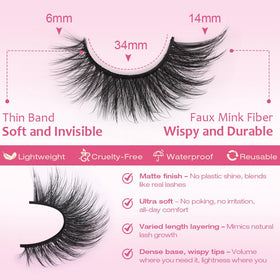 Kiromiro fiber close-up highlighting faux mink texture and realism