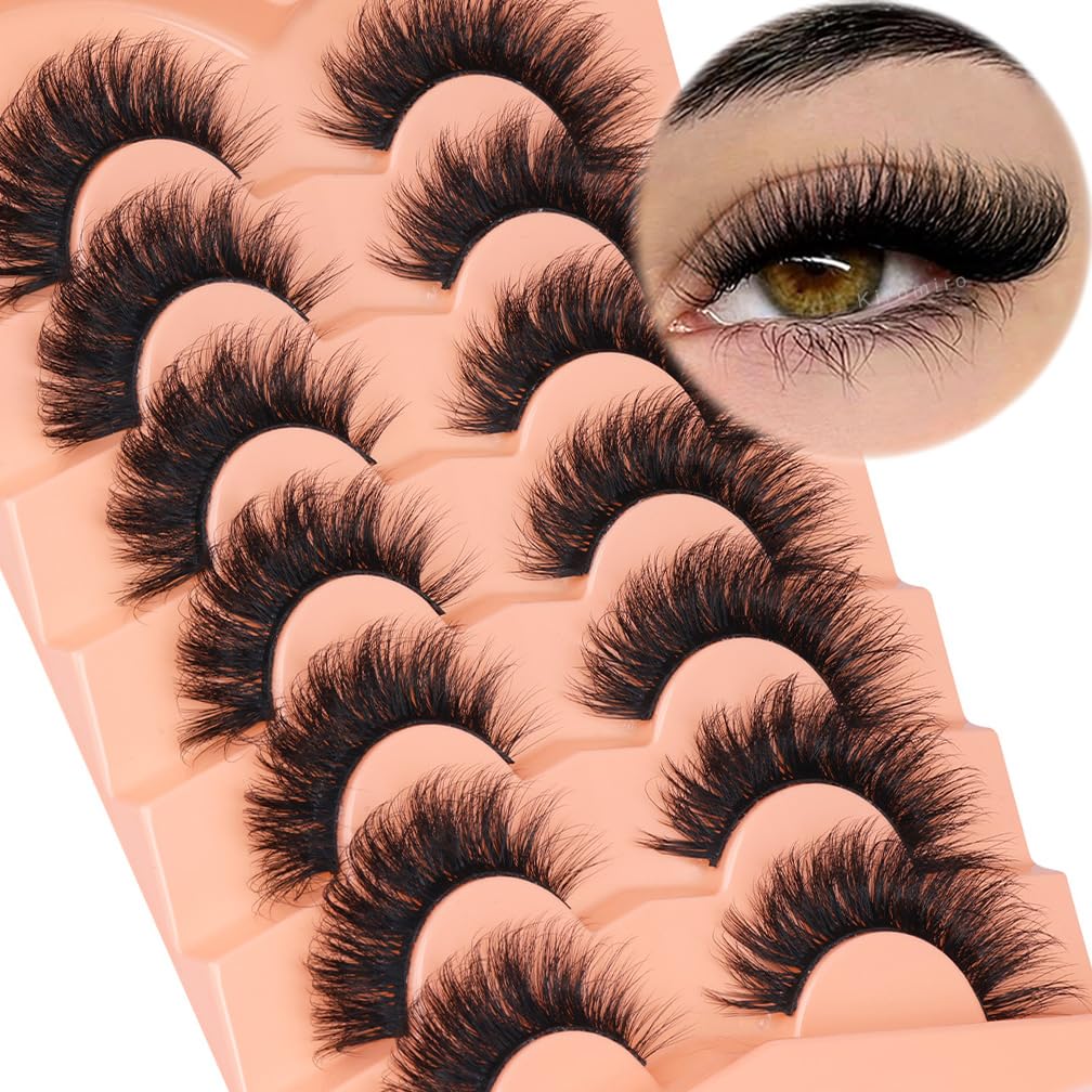 Kiromiro front packaging showing seven pairs for versatile looks