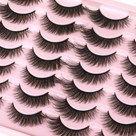Kiromiro opened pack with lashes and label showing reusable benefit