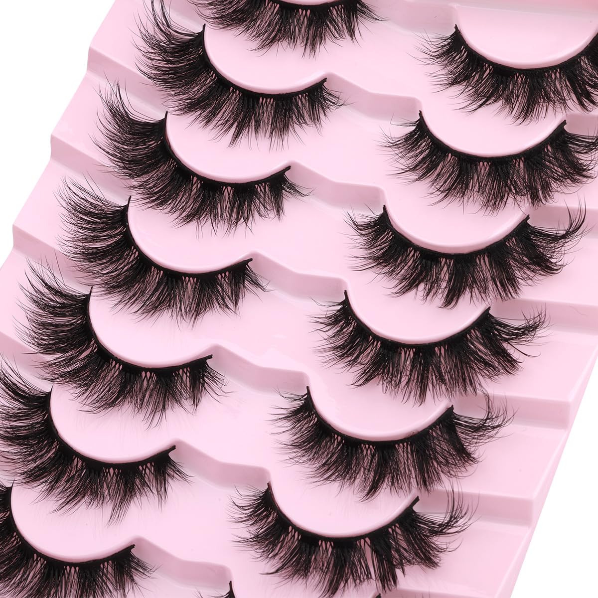 Kiromiro lash fiber texture highlighting wispy faux mink realism
