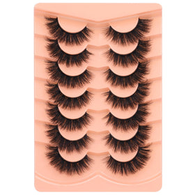 Kiromiro lash strip on hand displaying true 18mm length
