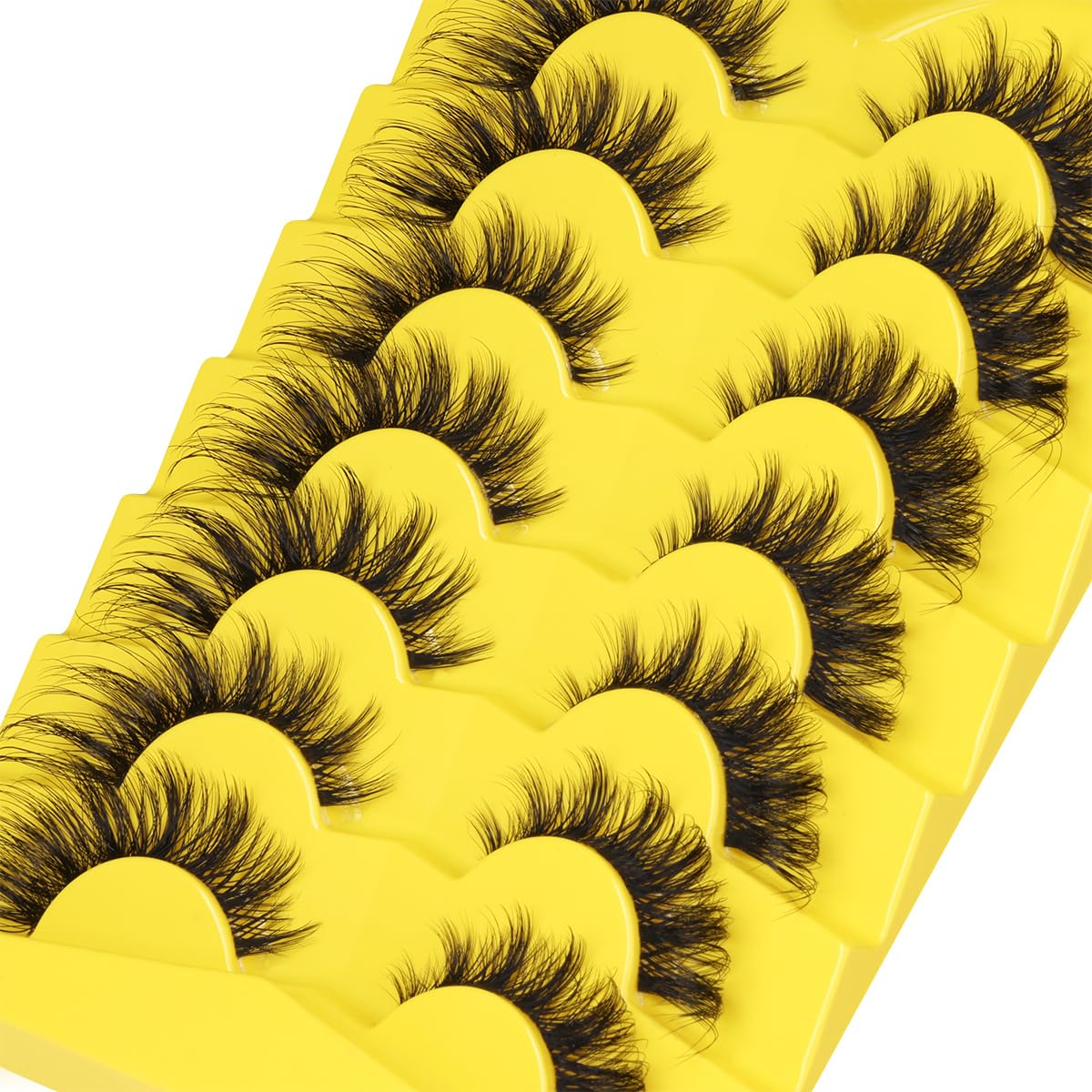 Kiromiro lashes worn on model showing lifted fox-eye effect benefit