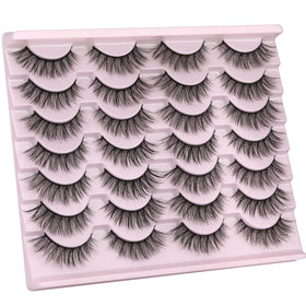 Kiromiro lashes worn by model offering subtle lifted natural benefit
