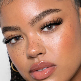 Kiromiro lashes worn in cat-eye style adding lifted definition