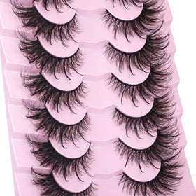 Kiromiro lifestyle evening look showing fox eye lashes delivering bold definition
