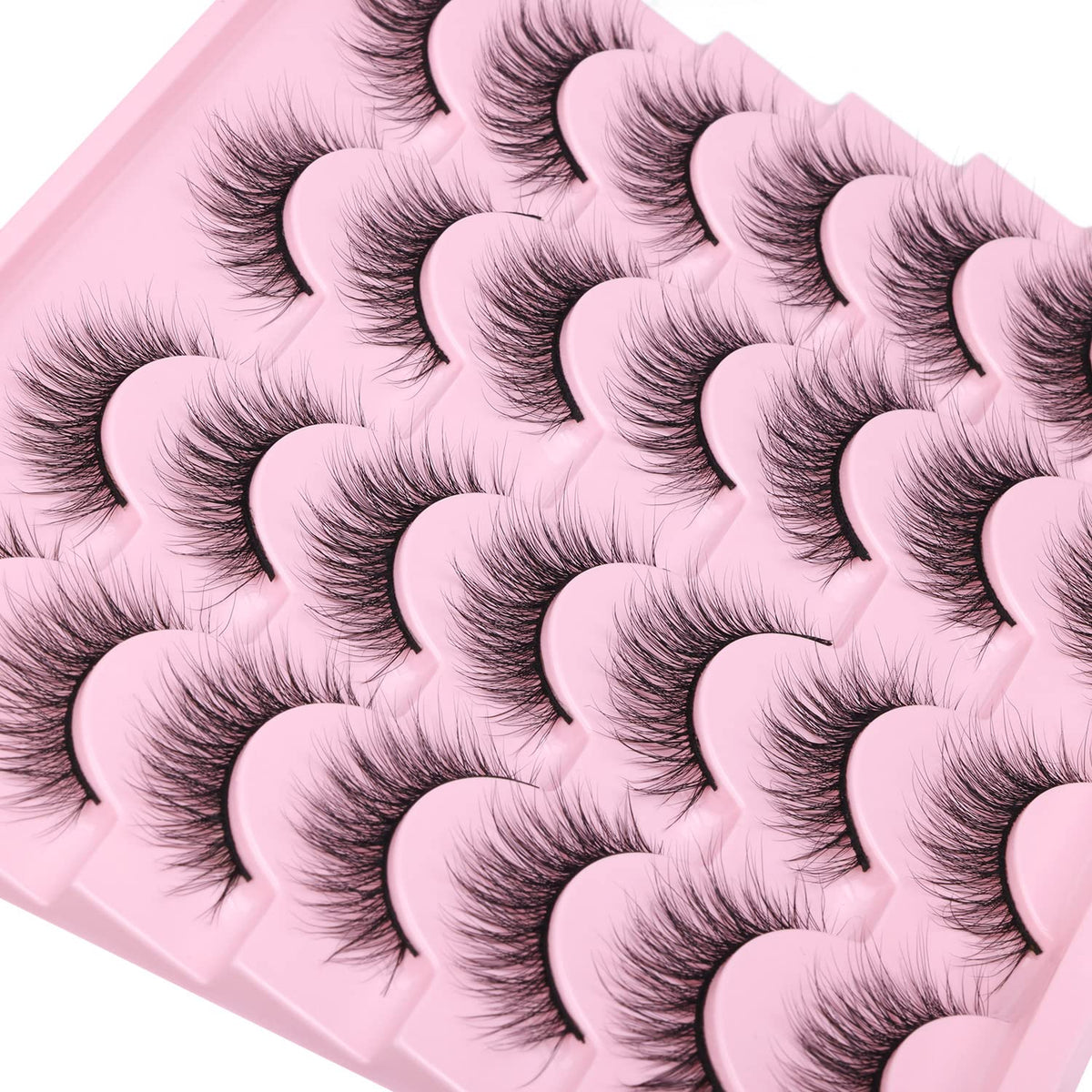 Kiromiro lashes beside ruler showing 12mm length for sizing clarity