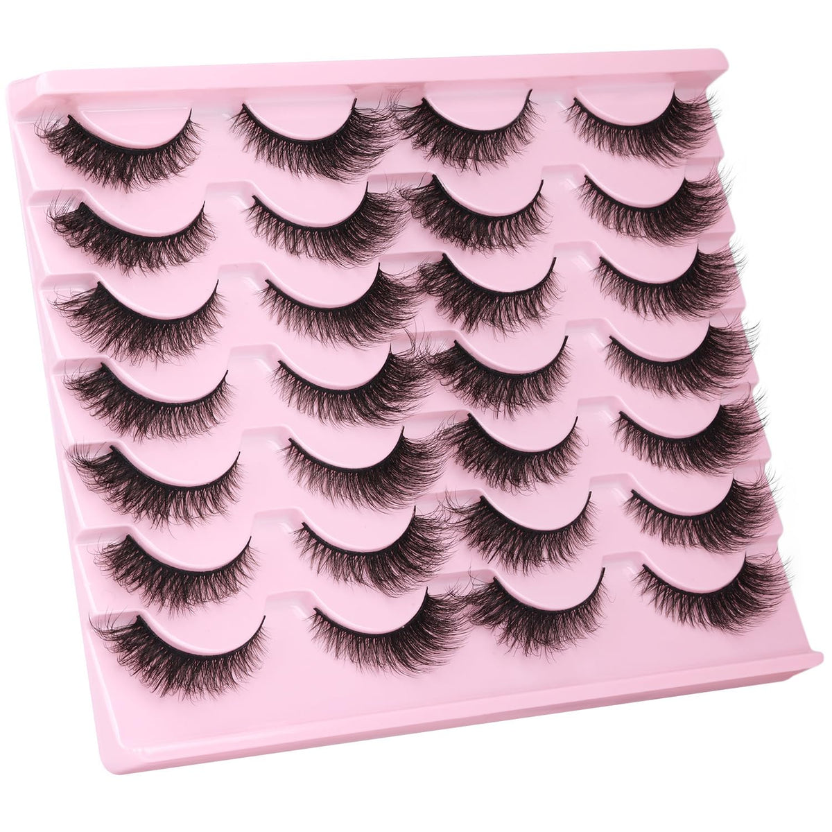 Kiromiro lashes stored in clear case preserving shape