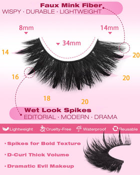 Kiromiro texture shot of faux mink fibers showing lightweight feel and soft finish