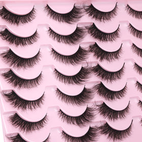 Kiromiro trimmed lash strip adapted to fit eye shape