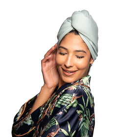 KISMETICS sage turban front packaging showing neat gift-ready wrap and convenience