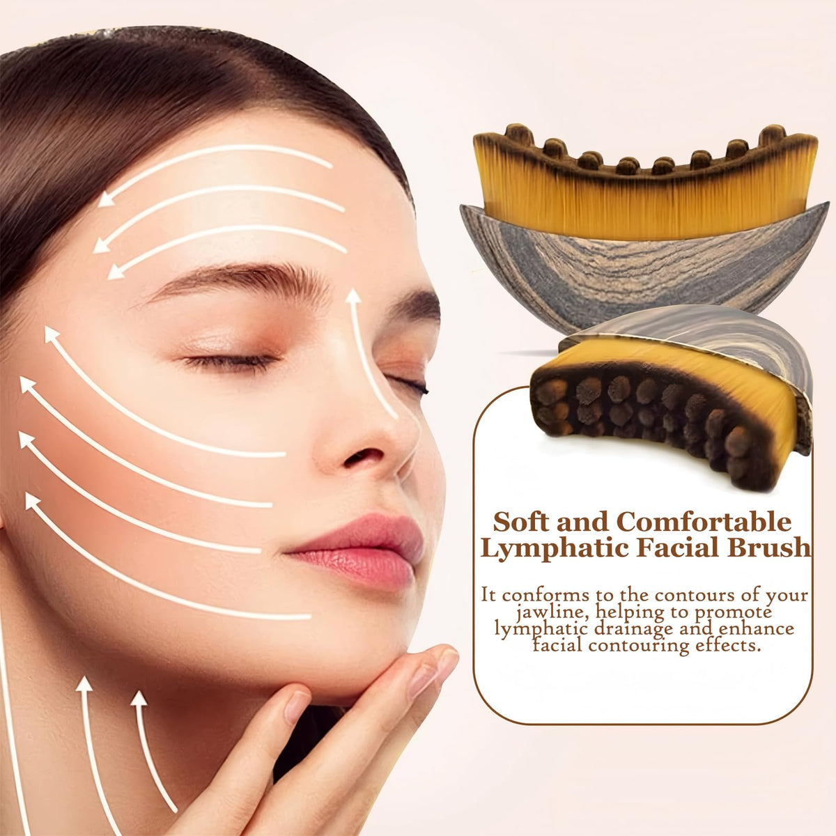 Kismiger brush beside serum demonstrating improved product absorption