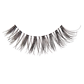 KISS lashes being applied with adhesive demonstrating easy use