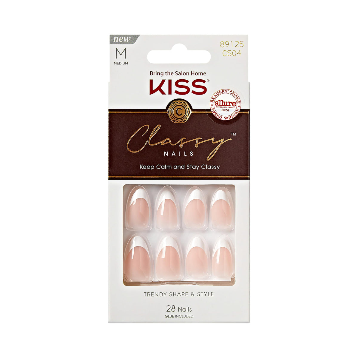 KISS front packaging showing kit contents and ready-to-wear benefit