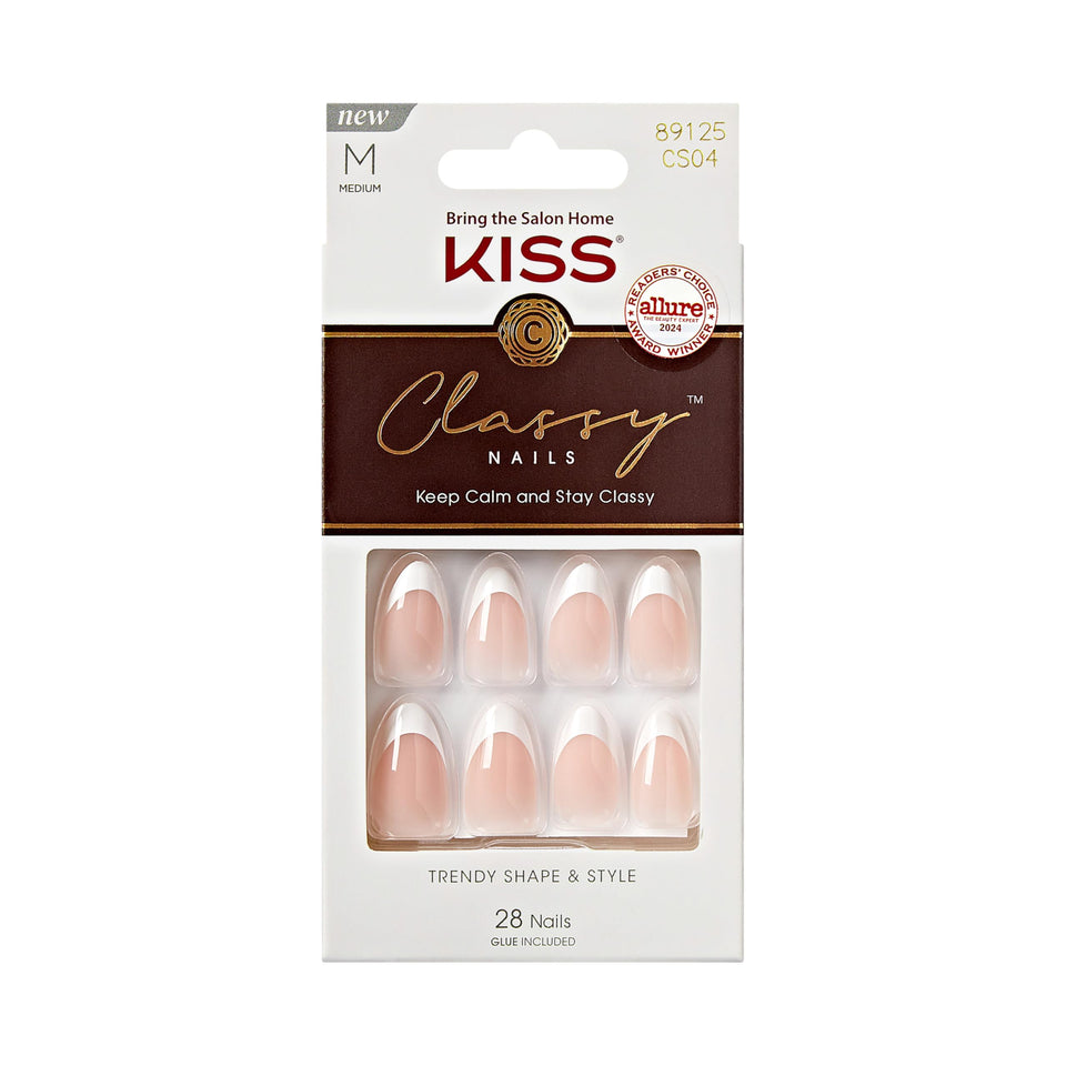 KISS front packaging showing kit contents and ready-to-wear benefit