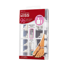 KISS close-up of nail surface texture for easy filing and smooth polish application