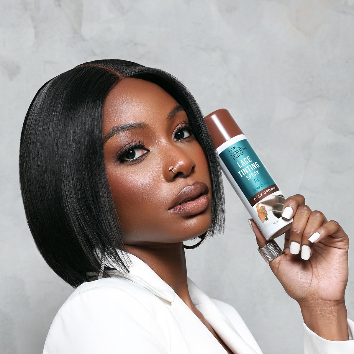 KISS Colors & Care ingredients label highlighting gentle formula