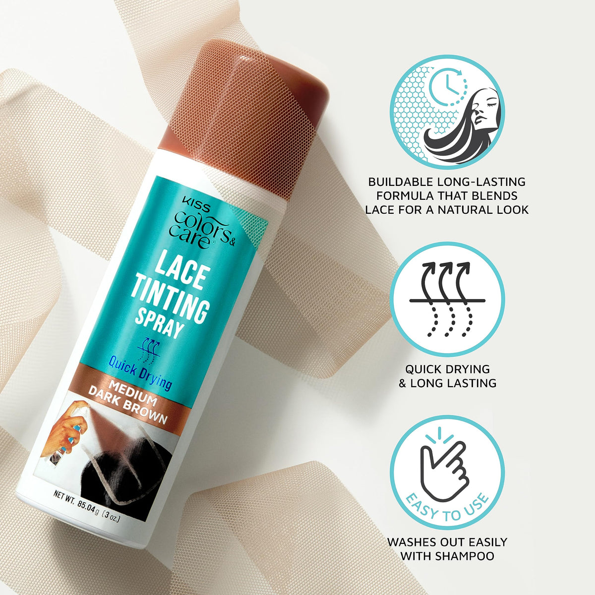 KISS Colors & Care nozzle detail for controlled precise application