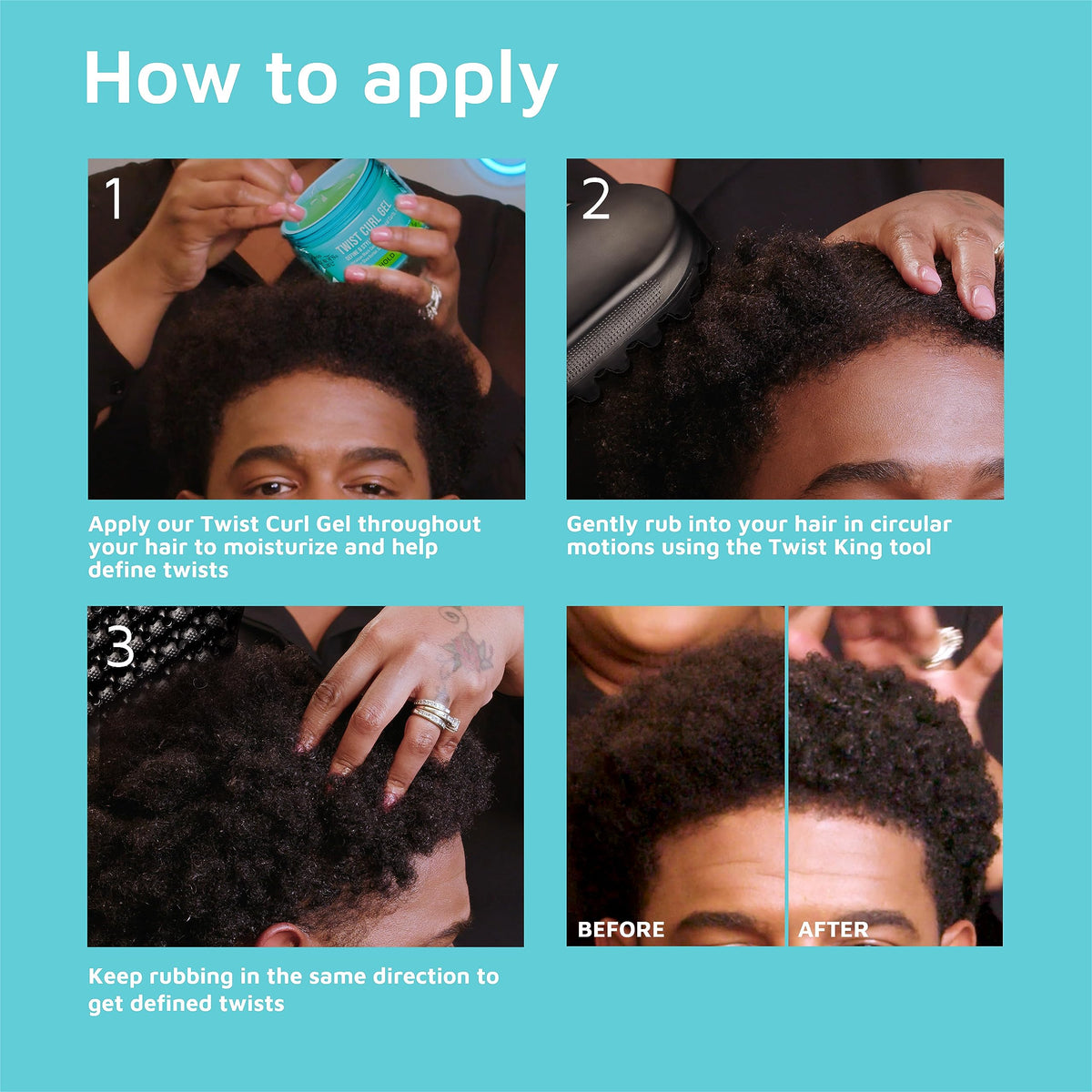 KISS Colors & Care side profile highlighting ergonomic grip for easy handling