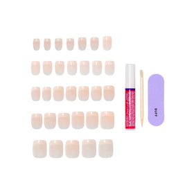 KISS Core application with glue and stick demonstrating easy at-home use