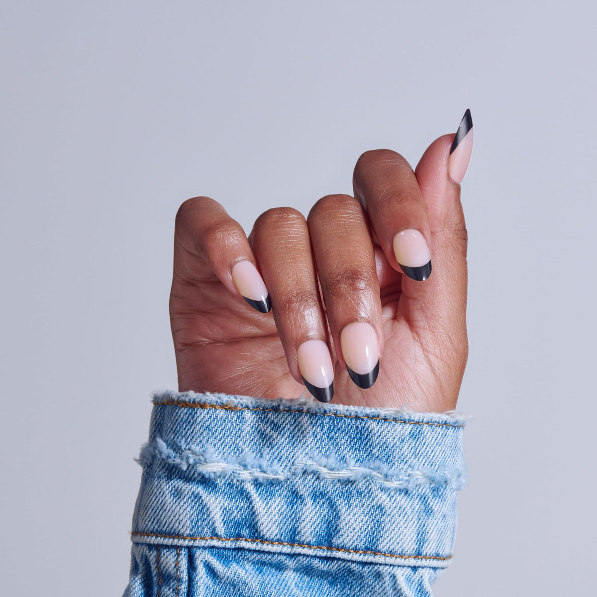 KISS close-up of nail surface highlighting durable acrylic-infused texture