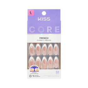 KISS front packaging showing full press-on kit for easy application