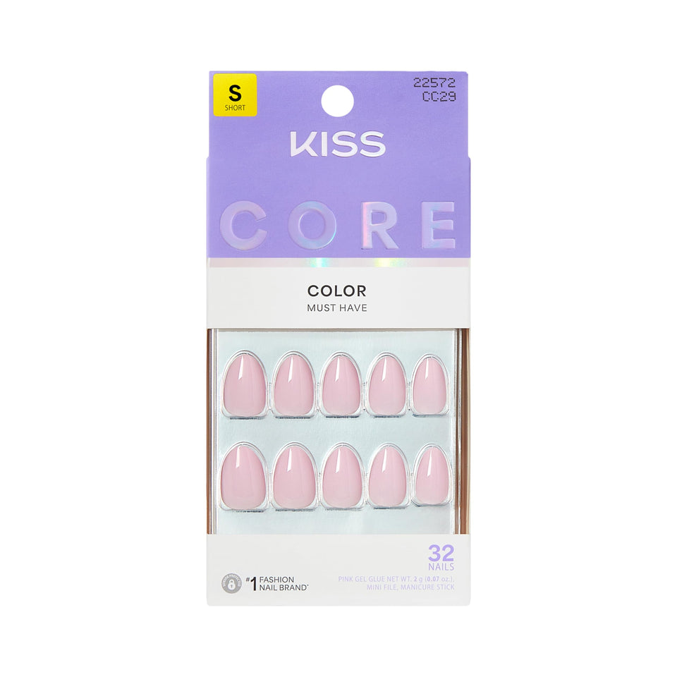 KISS front packaging showing Euphonious pink kit, clear quick styling benefit