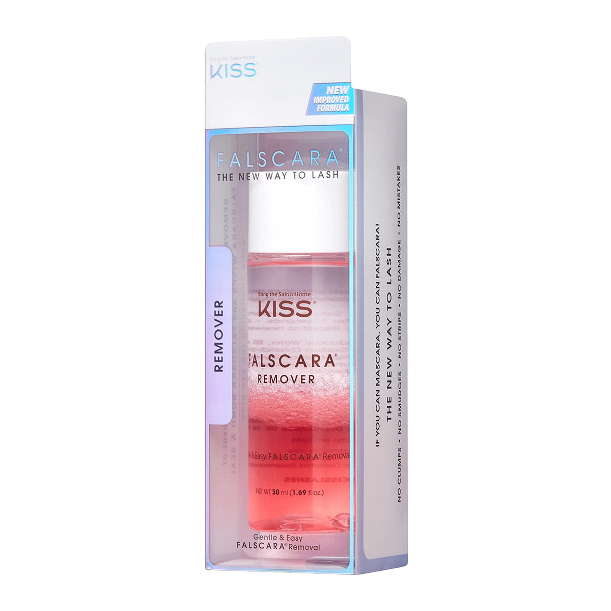 KISS finished makeup lifestyle image showing natural, band-free lashes