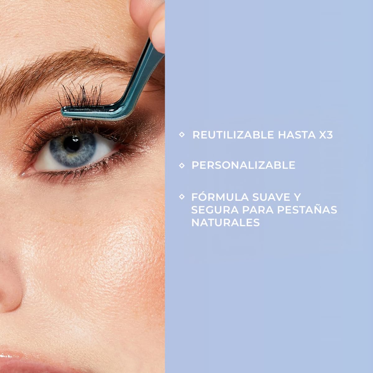 KISS Overnighter removal demonstration with Falscara Remover, gentle release benefit