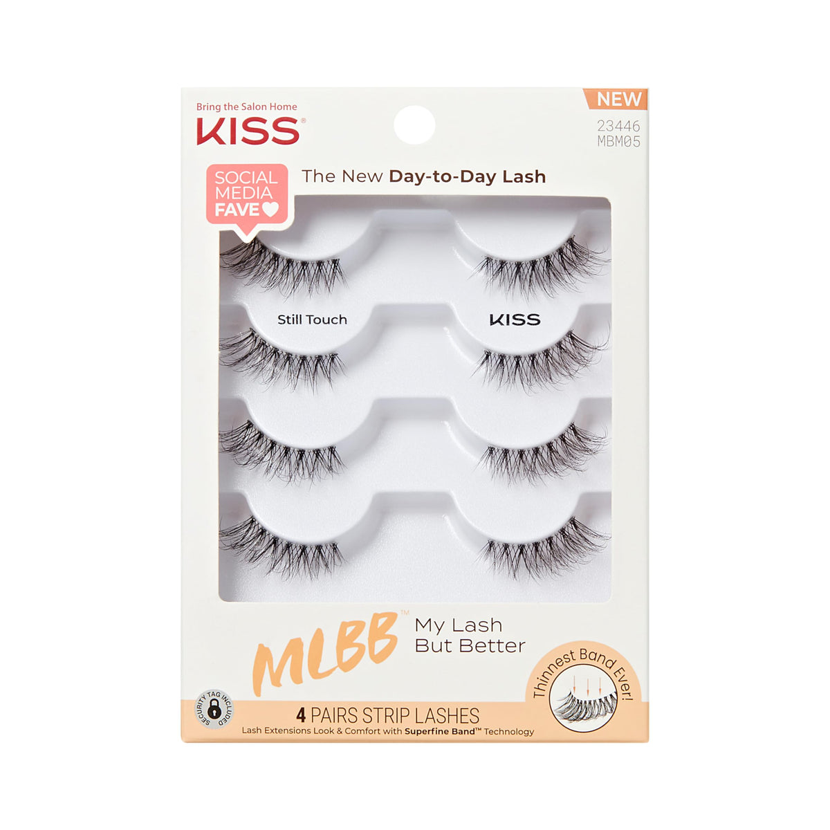 KISS front packaging showing four pairs for versatile daily looks