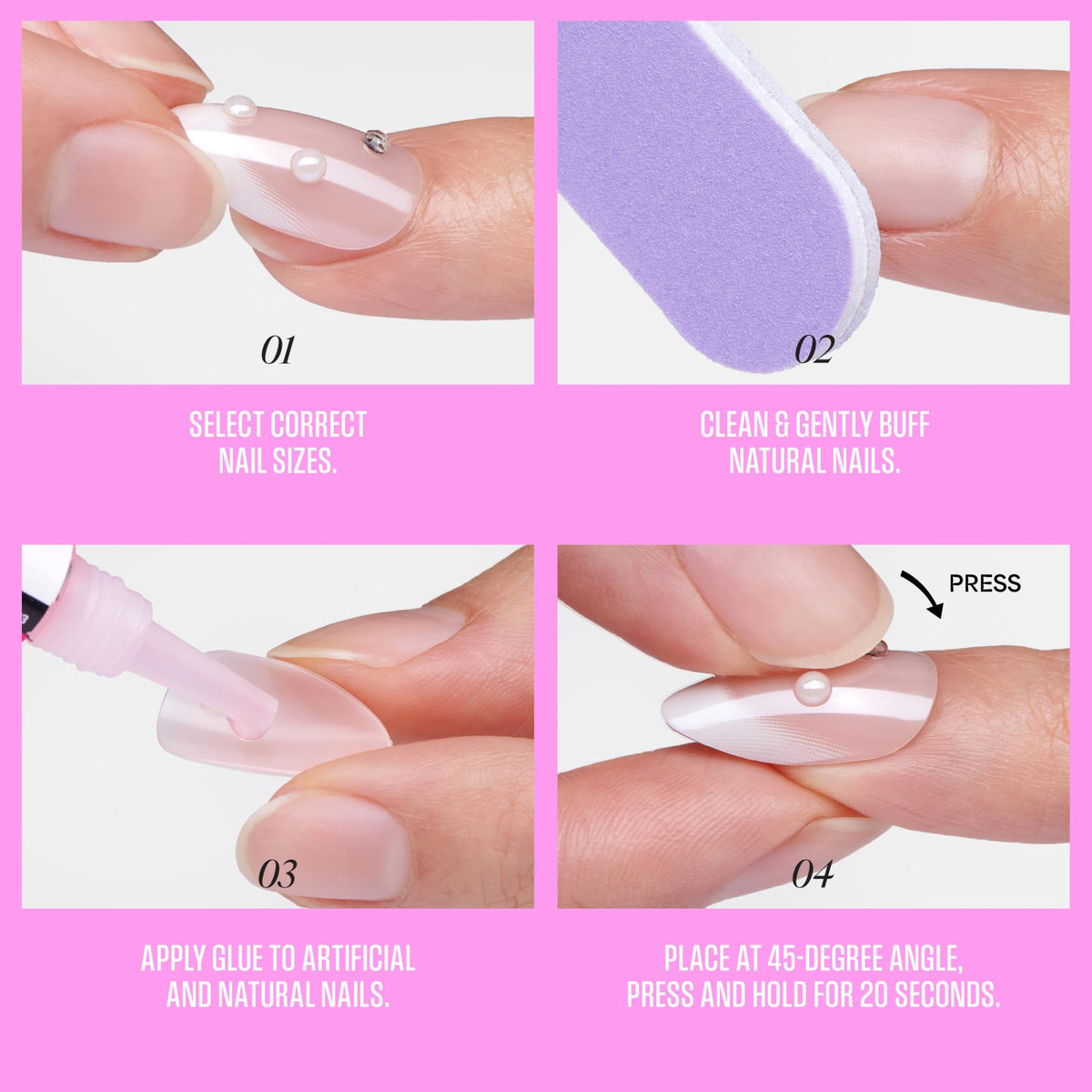 KISS Glam texture and glossy finish close-up showing durable shine and chip resistance