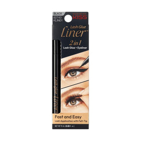 KISS felt-tip pen front view showing compact adhesive pen, precise application benefit