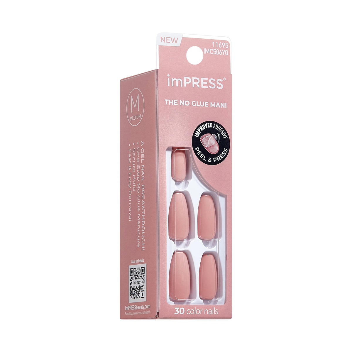 KISS mini file and manicure stick close detail emphasizing convenient at-home customization