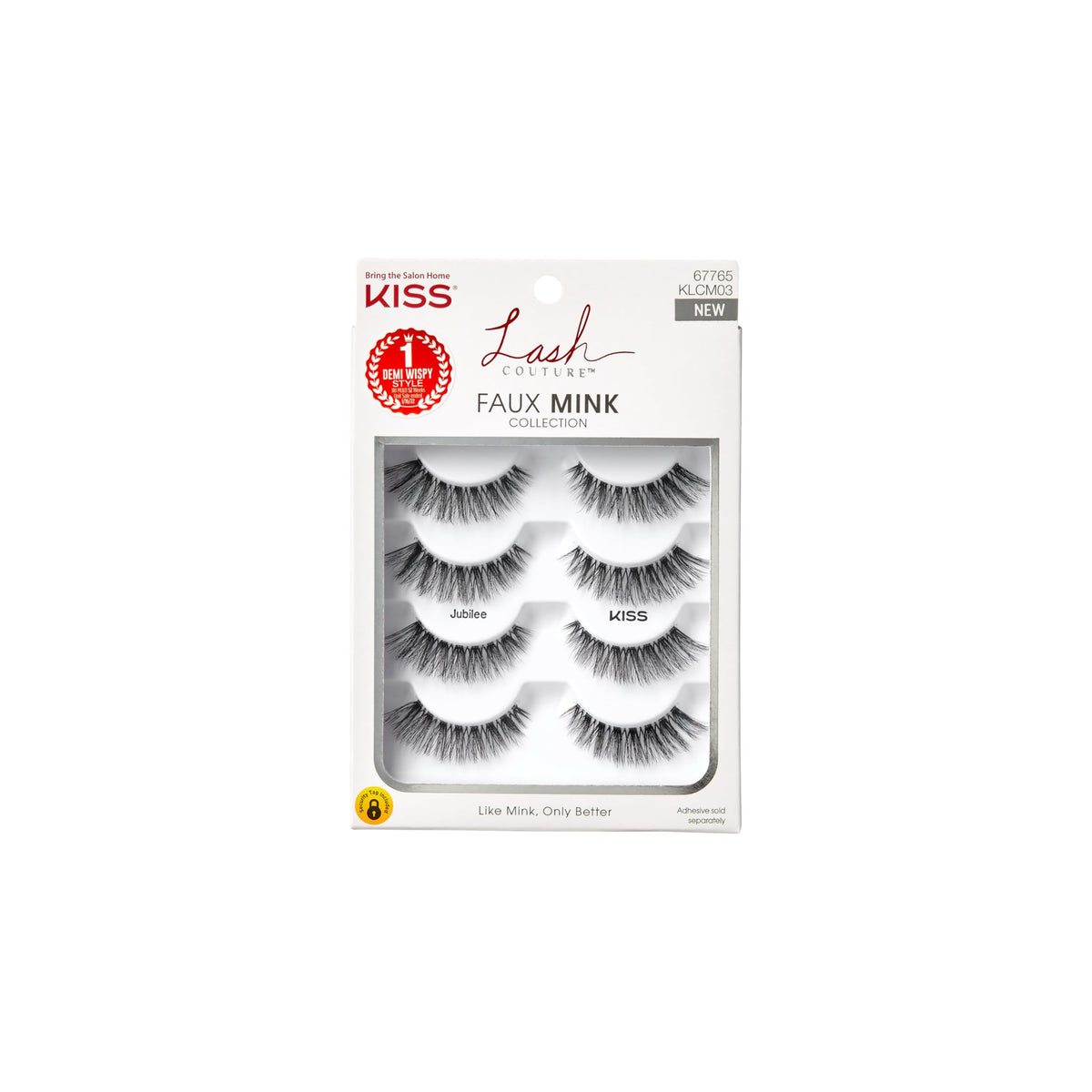 KISS Jubilee front packaging shows four pairs and value pack benefit