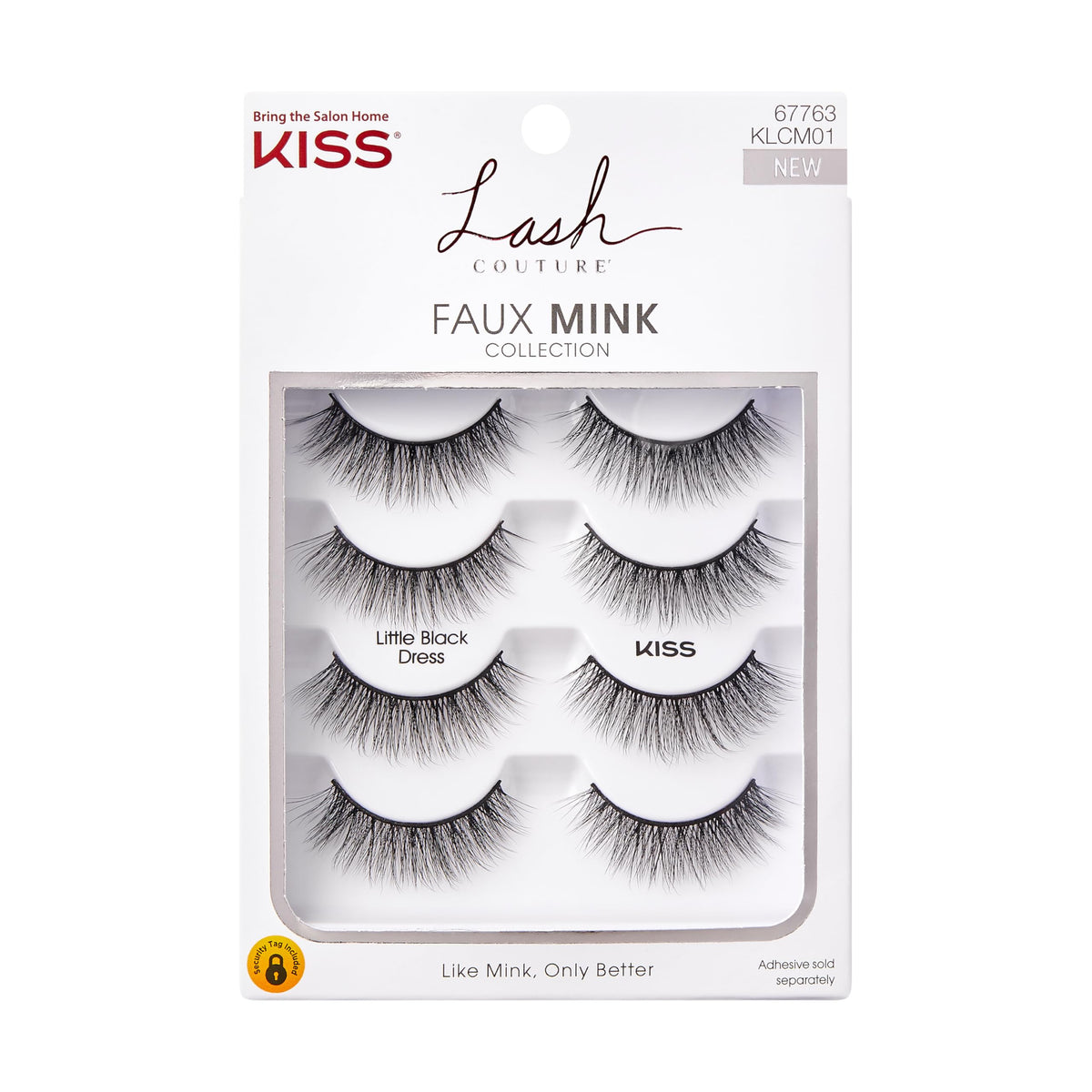 KISS front packaging showing four pairs and product branding, easy selection benefit