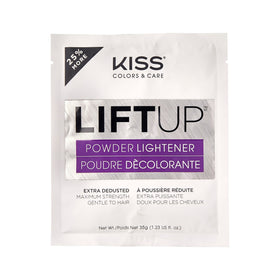 KISS creamy non-drip bleach texture on brush for controlled application