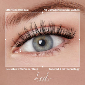 KISS LuXtensions Velvet storage tray keeps lashes curved and protected between uses