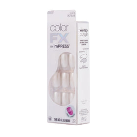 KISS nails during application demonstrating easy peel-and-press benefit