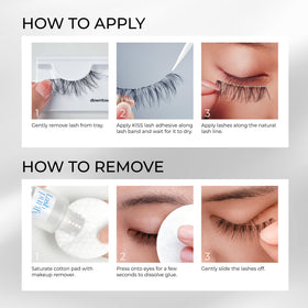KISS Pompadour with application tools illustrating easy use