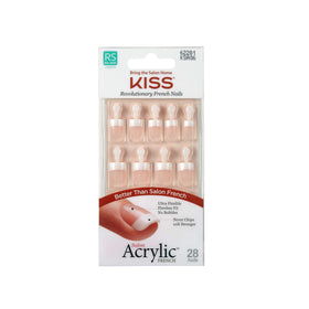 KISS close-up of French smile line emphasizing neat salon-style appearance