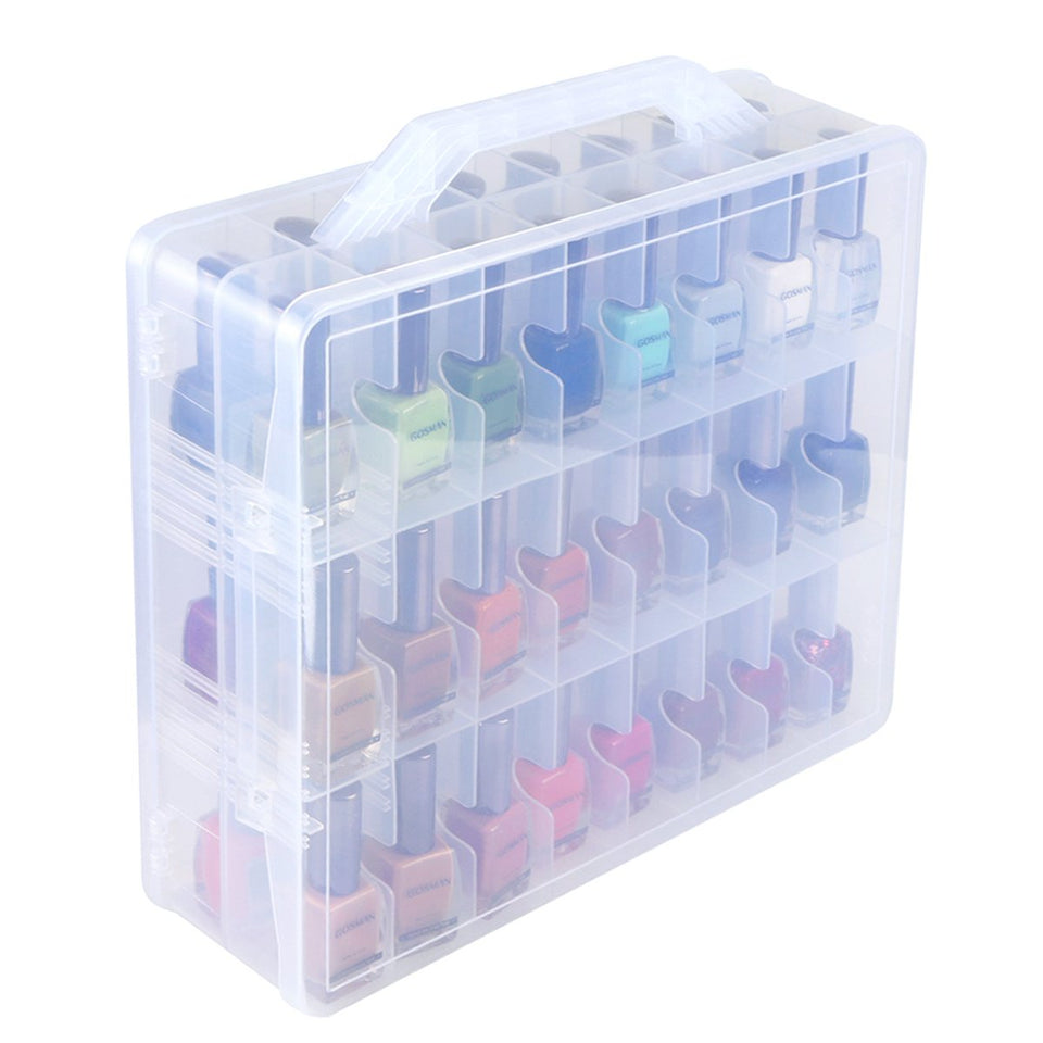 KISSBUTY clear front view showing organized bottles and easy selection