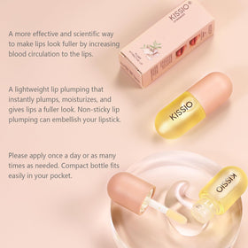 KISSIO ginger ingredient close-up highlighting warming plumping benefit