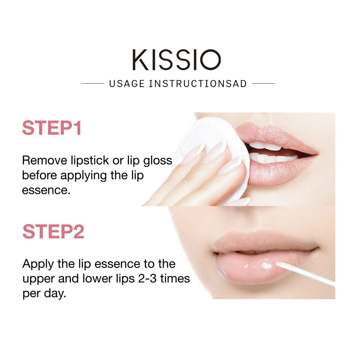 KISSIO gloss tucked in a pocket demonstrating portability benefit
