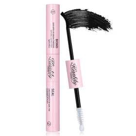 Kisslily front packaging showing 2-in-1 lash glue benefits