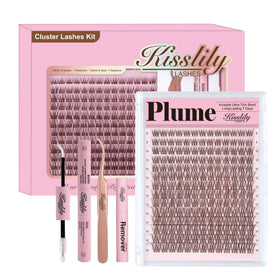 Kisslily front packaging showing kit components and benefit of easy home application