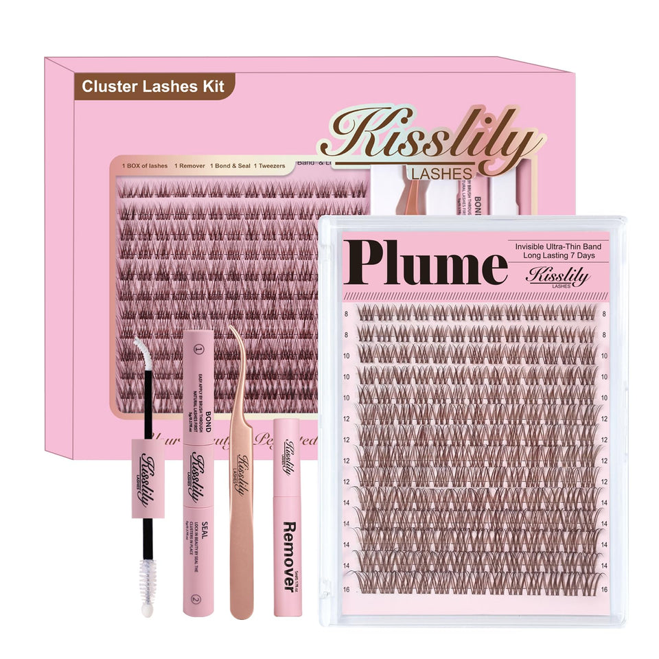 Kisslily front packaging showing kit components and benefit of easy home application